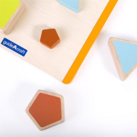 Рамка-вкладиш Guidecraft Manipulatives Фігури G6733 Рамка-вкладиш Guidecraft Manipulatives Фігури G6733