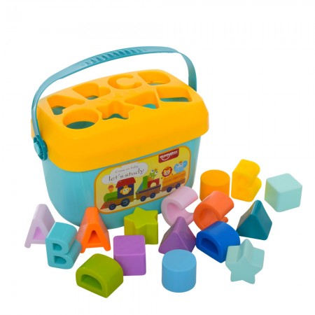 Сортер BabyToys HE0218 з літерами та геометричними фігурами Сортер BabyToys HE0218 з літерами та геометричними фігурами