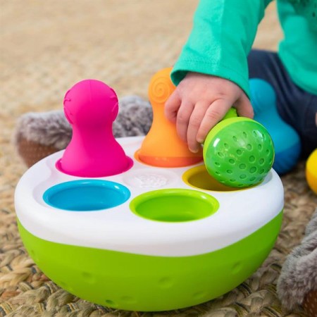 Сортер-балансир Fat Brain Toys Spinny Pins Неваляшки F248ML Сортер-балансир Fat Brain Toys Spinny Pins Неваляшки F248ML