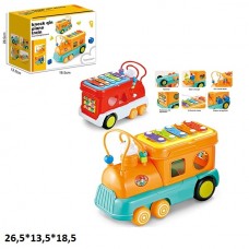 Сортер поезд BabyToys 886-20 развивающий разноцветный