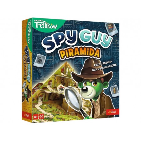 Настольная детективная игра Trefl Spy Guy Пирамида, 3D поле 02979 Настольная детективная игра Trefl Spy Guy Пирамида, 3D поле 02979