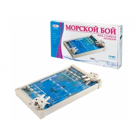 Настольная игра "Морской бой", 5+, Colorplast 1234 Настольная игра "Морской бой", 5+, Colorplast 1234
