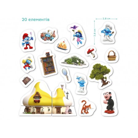 Магнітний Дім Мрії The Smurfs, Їдальня Шефа, DoDo 200617
