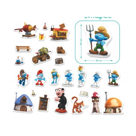 Магнитная игра с планшеткой The Smurfs, DoDo 200627 Магнитная игра с планшеткой The Smurfs, DoDo 200627