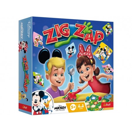 Детская настольная игра Trefl Disney Mickey Zig Zap 2438 Детская настольная игра Trefl Disney Mickey Zig Zap 2438