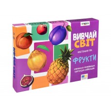 Настольная игра «Изучай мир Фрукты» на украинском языке, Strateg 30805 Настольная игра «Изучай мир Фрукты» на украинском языке, Strateg 30805