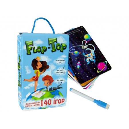 Настільна гра Flop-Top, Strateg 30868 Настільна гра Flop-Top, Strateg 30868