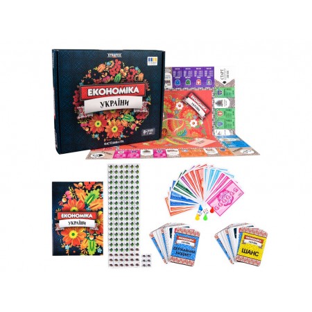 Настольная игра "Экономика Украины" 31029, стратегическая, 8+, Strateg