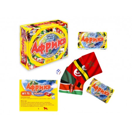 Настольная игра Страны мира Африка, Strateg 31103 Настольная игра Страны мира Африка, Strateg 31103