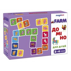 Игра настольная развивающая Домино Животные Magdum ME5032-22