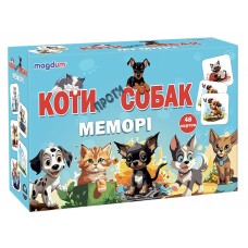 Игра настольная Мемори Кошки против собак Magdum ME5032-24