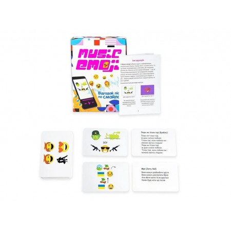 Настольная игра Strateg Music Emoji Strateg 30249 Настольная игра Strateg Music Emoji Strateg 30249