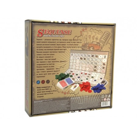 Настольная игра Sequense Strateg 30361 Настольная игра Sequense Strateg 30361