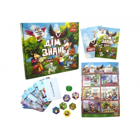 Настольная игра Дом знаний Strateg 30454 Настольная игра Дом знаний Strateg 30454