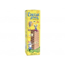 Настольная игра Cheese Jenga 54 бруски деревянные Strateg 30545
