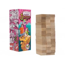 Настольная игра Сдерживай баланс Jenga 48 брусков Strateg 30722 Настольная игра Сдерживай баланс Jenga 48 брусков Strateg 30722