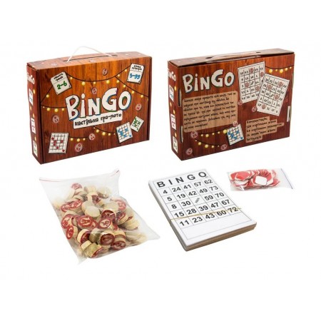 Настольная игра-Лото BinGo Strateg 30757