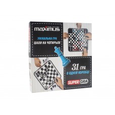 Шахматы на четверых 31 игра Maximus 5475 Шахматы на четверых 31 игра Maximus 5475
