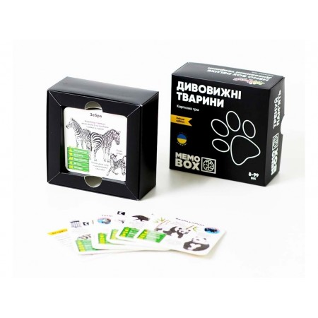 Настольная игра MemoBox Delux Удивительные животные JoyBand MBD106 Настольная игра MemoBox Delux Удивительные животные JoyBand MBD106