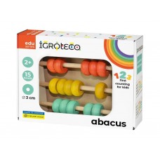 Счетчик деревянный для малышей 15 колец, Igroteco 900132