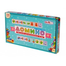 Детская игра домино Предметы Colorplast 1-091