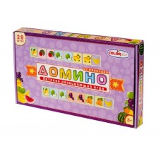 Детская игра домино Фрукты Colorplast 1-092