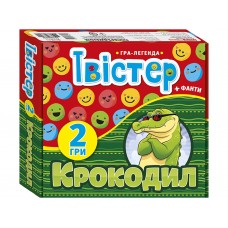 Твістер + крокодил Ранок 10100649У 489134 Твістер + крокодил Ранок 10100649У 489134