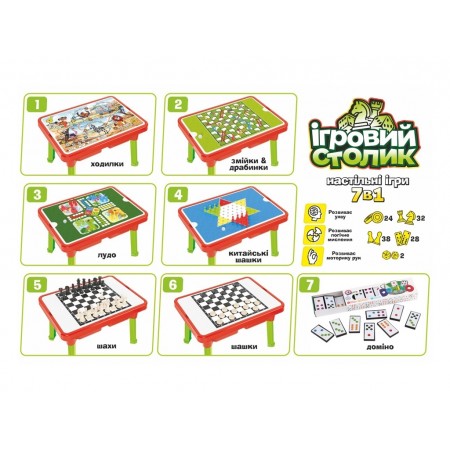 Набор настольных игр, Технок 9604
