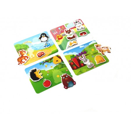 Игра з липучками Хто что ест? Vladi Toys VT1302-27