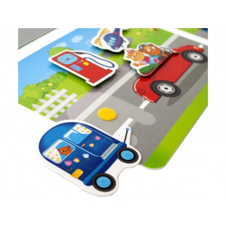 Игра з липучками Транспорт, Vladi Toys VT1302-28 Игра з липучками Транспорт, Vladi Toys VT1302-28
