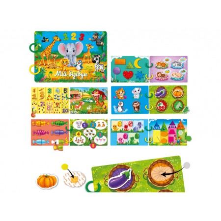Игра развивающая с липучками Бизи бук Для малышей, Vladi Toys VT1310-07 Игра развивающая с липучками Бизи бук Для малышей, Vladi Toys VT1310-07