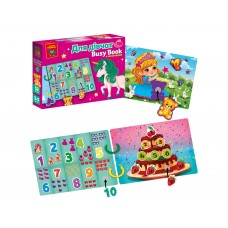 Гра розвиваюча з липучками Бізі бук Для дівчат, Vladi Toys VT1310-09 Гра розвиваюча з липучками Бізі бук Для дівчат, Vladi Toys VT1310-09