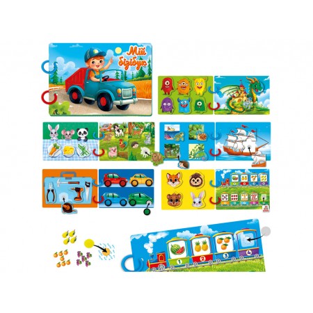 Гра розвиваюча з липучками Бізі бук Для хлопчиків, Vladi Toys VT1310-10 Гра розвиваюча з липучками Бізі бук Для хлопчиків, Vladi Toys VT1310-10