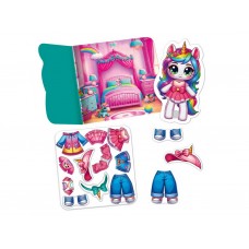 Игра с липучками Единорожка, Vladi Toys, набор одежды и фон для переодевания VT1320-01 Игра с липучками Единорожка, Vladi Toys, набор одежды и фон для переодевания VT1320-01