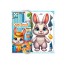 Игра с липучками Зайчик, Vladi Toys, набор одежды и фон для переодевания VT1320-04