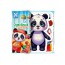 Гра з липучками Панда, Vladi Toys, набір одягу та фон для перевдягання VT1320-06