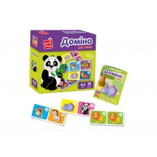 Игра развивающая Домино, Зоопарк, Vladi Toys VT2100-07