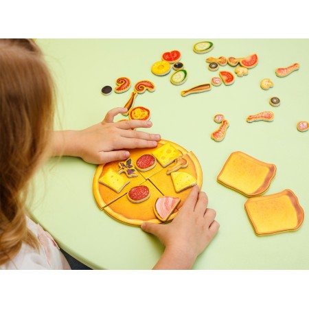 Игра магнитная Пицца, Vladi Toys VT3004-02 Игра магнитная Пицца, Vladi Toys VT3004-02