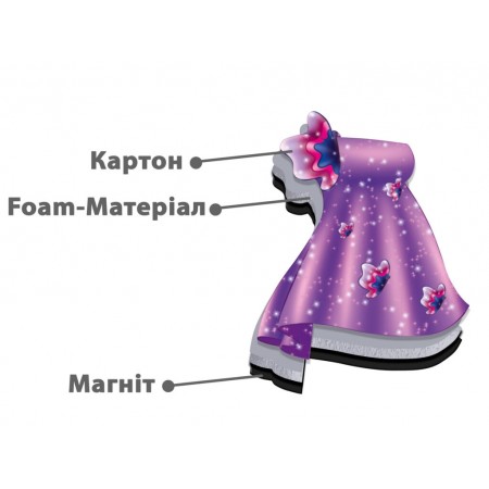 Магнитная игра Блондинка в папке, Vladi Toys VT3204-30 Магнитная игра Блондинка в папке, Vladi Toys VT3204-30