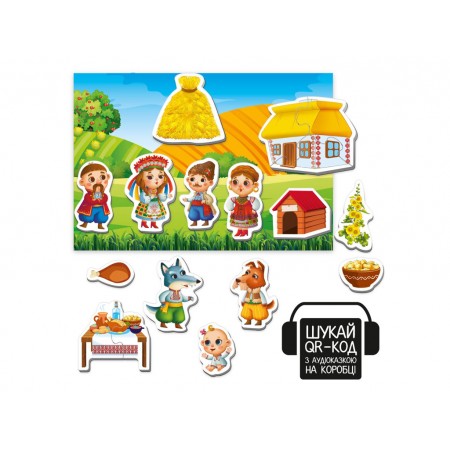 Магнитный театр с аудиосказкой Сказочные голоса Сирко, Vladi Toys VT3206-33