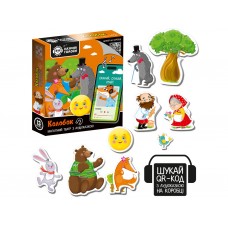 Магнитный театр с аудиосказкой Сказочные голоса Колобок, Vladi Toys VT3206-38