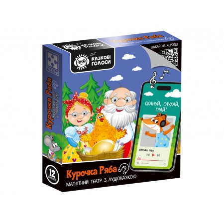 Магнитный театр с аудиосказкой Сказочные голоса Курочка Ряба, Vladi Toys VT3206-39 Магнитный театр с аудиосказкой Сказочные голоса Курочка Ряба, Vladi Toys VT3206-39