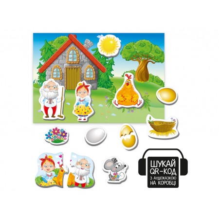 Магнитный театр с аудиосказкой Сказочные голоса Курочка Ряба, Vladi Toys VT3206-39 Магнитный театр с аудиосказкой Сказочные голоса Курочка Ряба, Vladi Toys VT3206-39