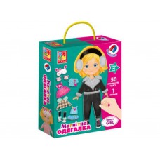 Магнитная игра-одевашка, Trendy girl, Vladi Toys VT3702-23