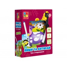 Игра настольная Пиши и вытирай, Ферма Vladi Toys VT5010-19