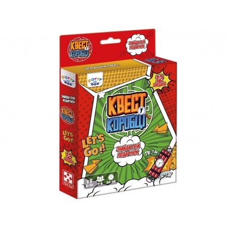 Игра настольная развлекательная, Квест в коробке Комикс, Vladi Toys VT5902-04 Игра настольная развлекательная, Квест в коробке Комикс, Vladi Toys VT5902-04