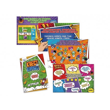 Игра настольная развлекательная, Квест в коробке Комикс, Vladi Toys VT5902-04 Игра настольная развлекательная, Квест в коробке Комикс, Vladi Toys VT5902-04