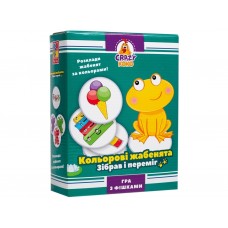 Игра настольная Crazy Koko Цветные лягушонки, Vladi Toys VT8025-06