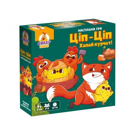 Игра настольная развлекательная, Тип-Тип Хватай цыплят! Vladi Toys VT8055-42 Игра настольная развлекательная, Тип-Тип Хватай цыплят! Vladi Toys VT8055-42