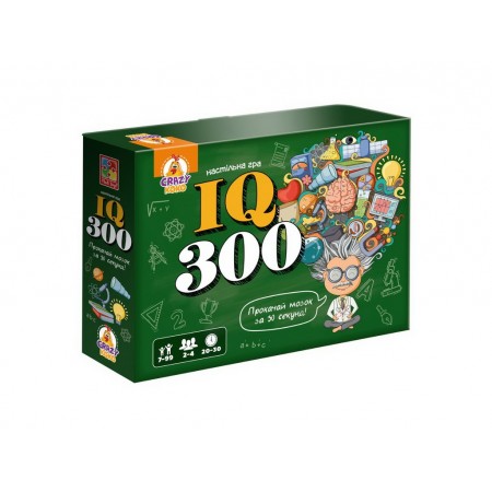Гра настільна розважальна IQ300, 2-4 гравці, Vladi Toys VT8055-46 Гра настільна розважальна IQ300, 2-4 гравці, Vladi Toys VT8055-46